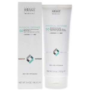 Tinted Physical Defense SPF 50 by Obagi for Unisex - 3.4 oz Sunscreen